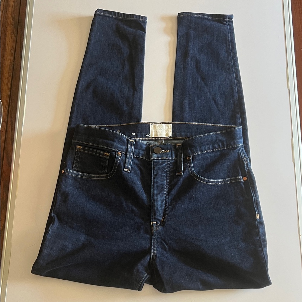 Caslon Dark Blue Skinny Jeans Size: 27/4